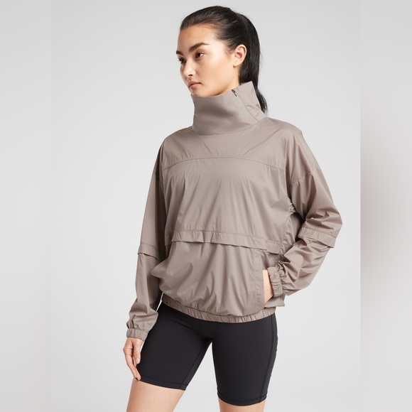 Athleta Jackets & Blazers - Athleta Run With It Half Zip Pullover